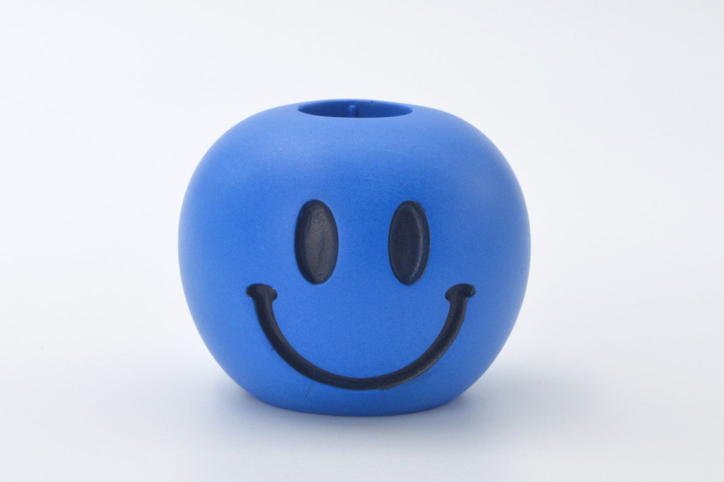 Happy Smiley Face Taper Candle Holder in Solid Block Colours