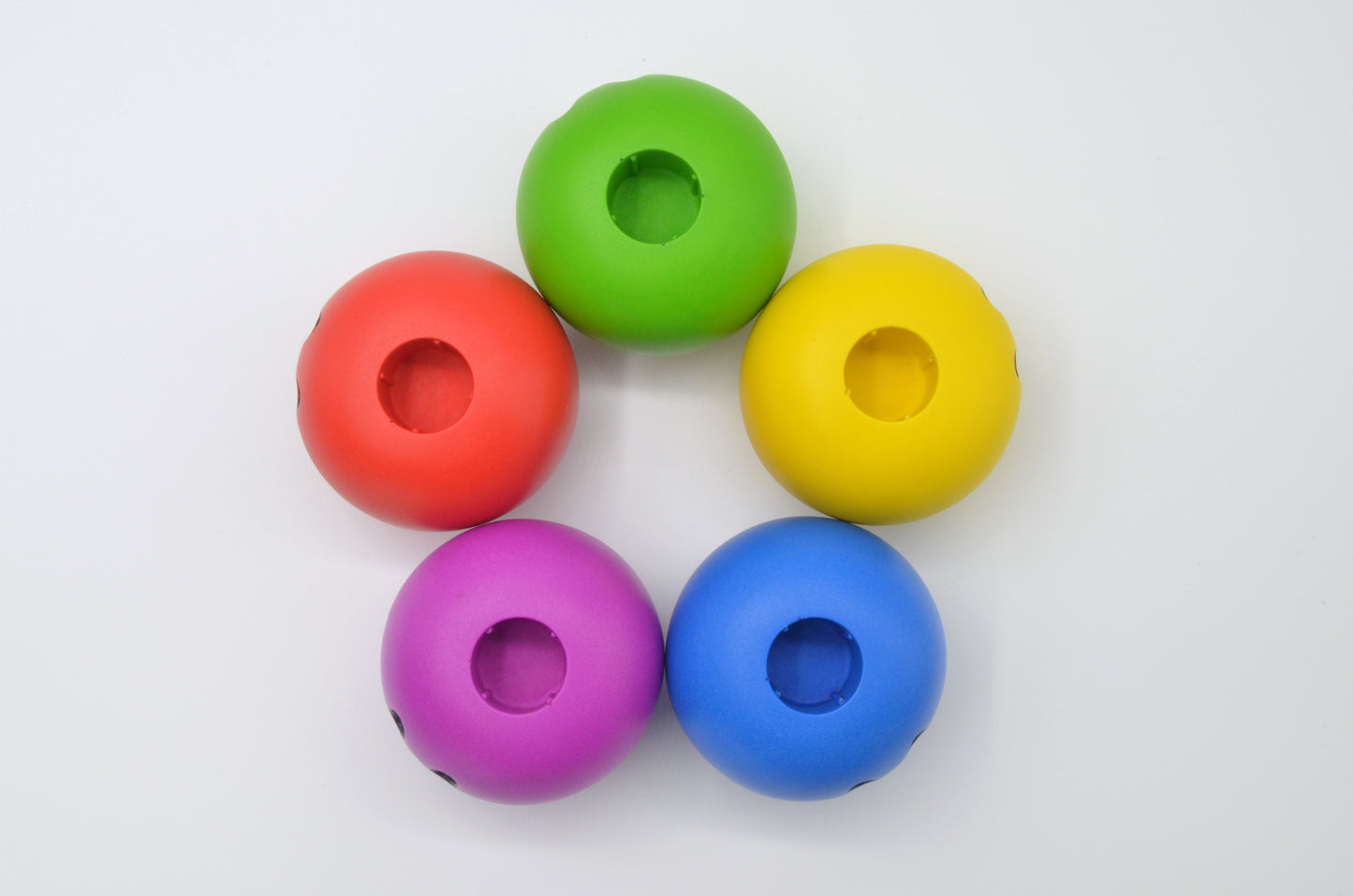 Happy Smiley Face Taper Candle Holder in Solid Block Colours