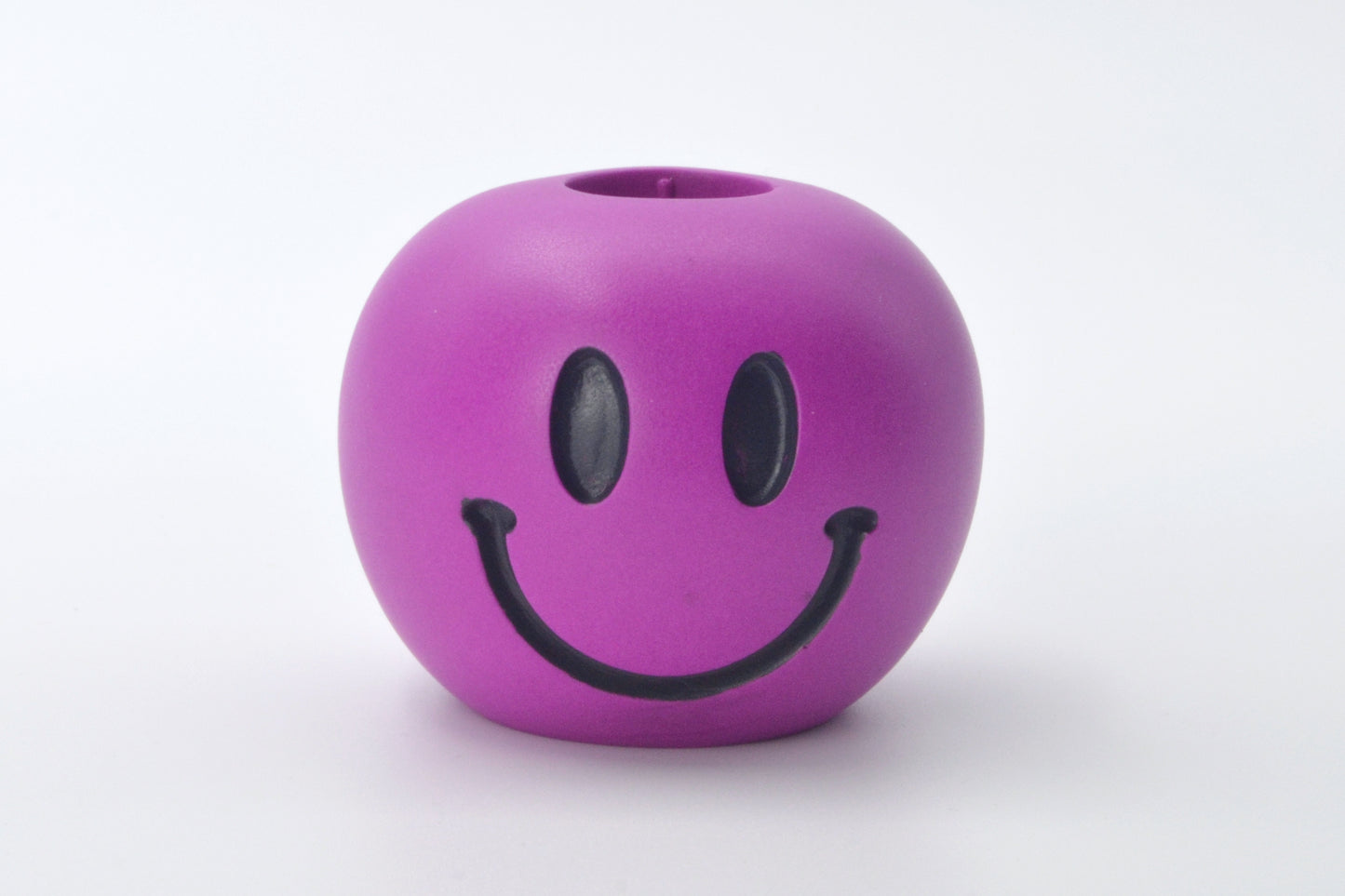 Happy Smiley Face Taper Candle Holder in Solid Block Colours